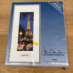 Heritage Paris Counted Cross Stitch Kit John Clayton Eiffel Tower NEW SEALED